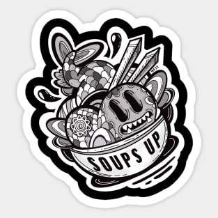 Soups Up Sticker